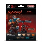 Vallejo 072309 - Farb-Set, Cyberpunk Jonathan Warlock Powers